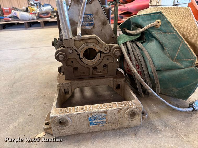 image for item EP7708 McElroy poly pipe butt fusion machine