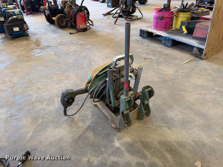 McElroy poly pipe butt fusion machine