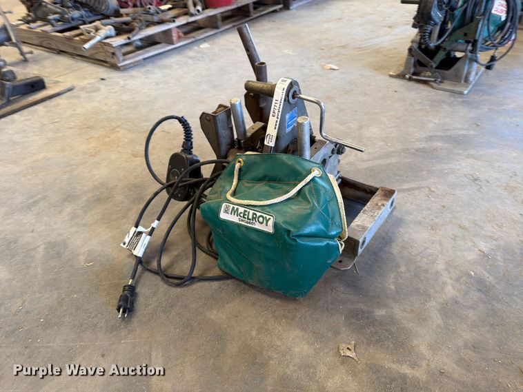 image for item EP7711 McElroy poly pipe butt fusion machine