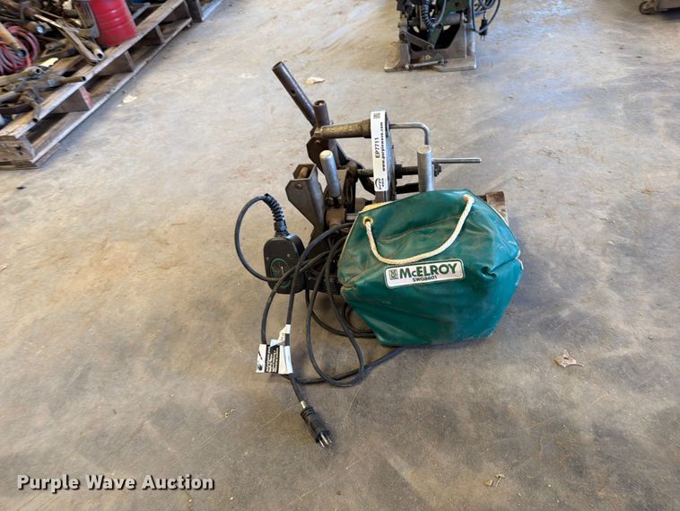 image for item EP7711 McElroy poly pipe butt fusion machine