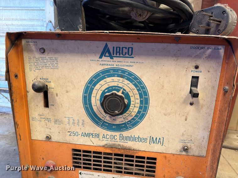 image for item EP7716 Airco 250 Ampere Bumble Bee welder