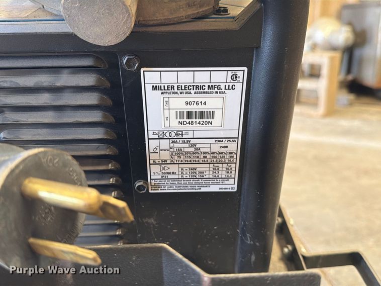 image for item EP7717 Miller Millermatic 211 welder
