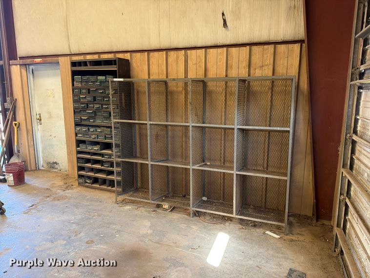 (2) parts racks
