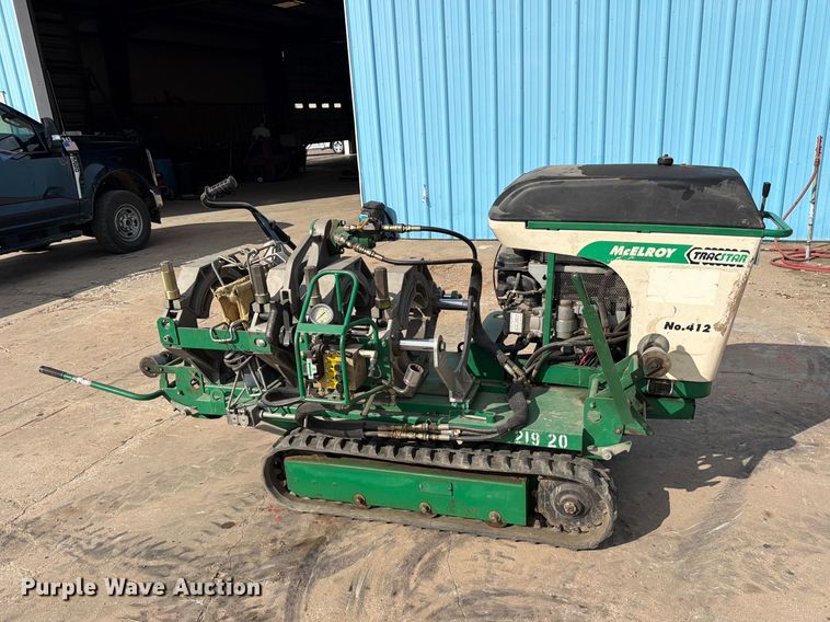 image for item EP7726 McElroy Tracstar 412 poly pipe fusion machine