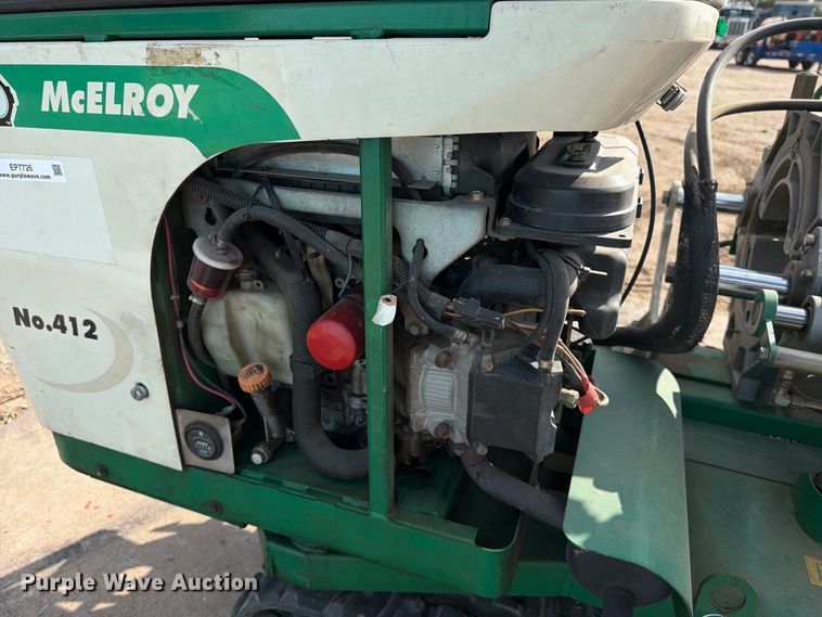 image for item EP7726 McElroy Tracstar 412 poly pipe fusion machine
