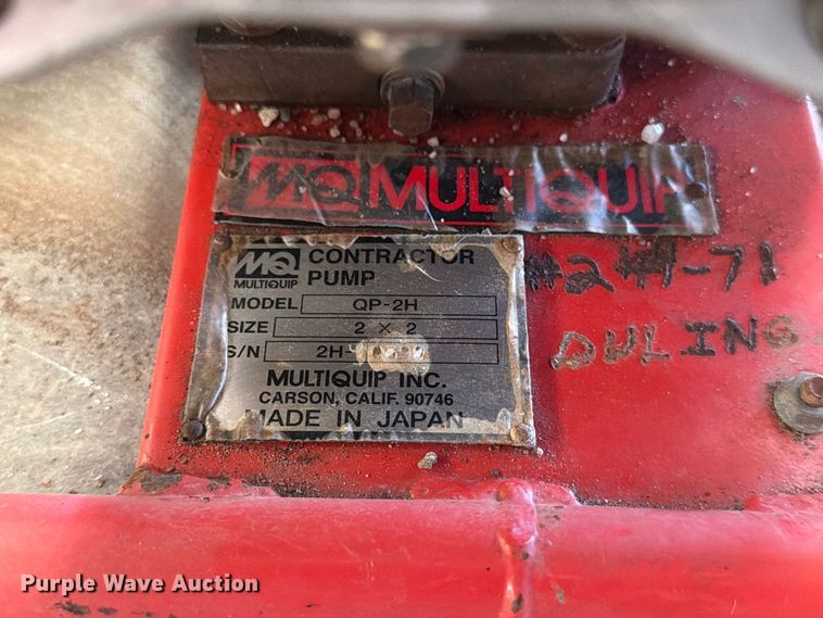 image for item EP7732 (2) MQ QP-2H pumps