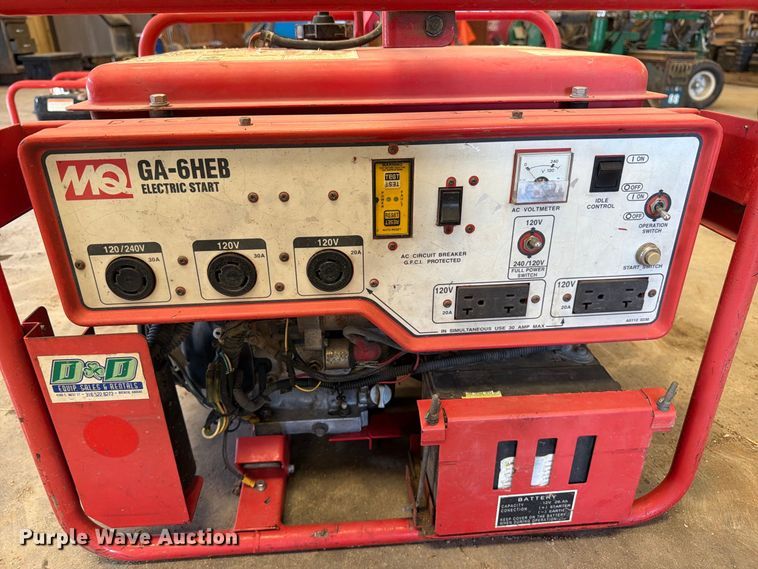 image for item EP7733 MQ GA-6HEB Generator