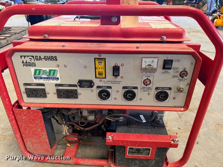 image for item EP7734 MQ GA-6HRS generator