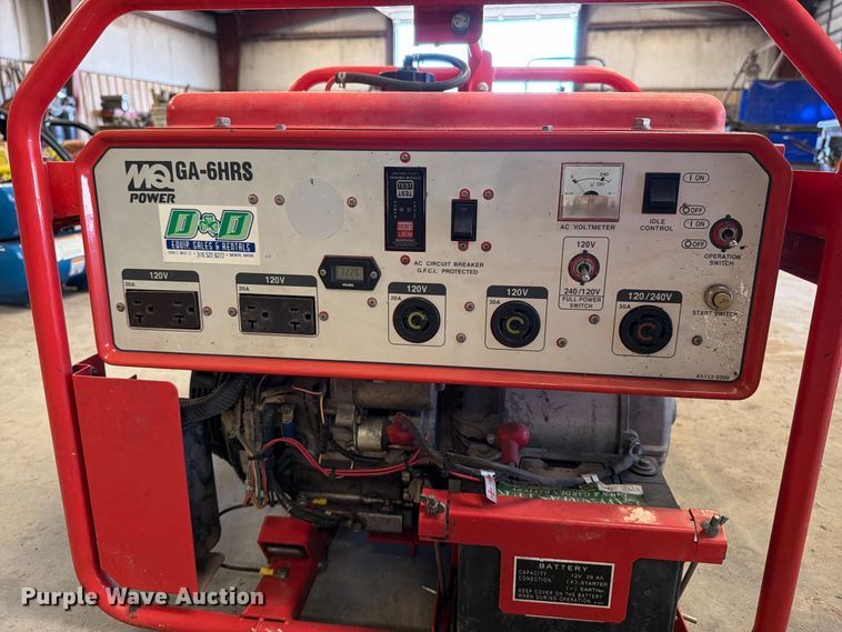 image for item EP7741 MQ GA-6HRS generator