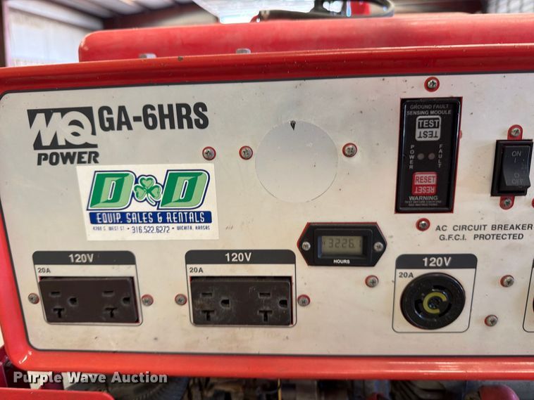 image for item EP7741 MQ GA-6HRS generator