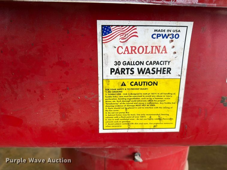 image for item EP7745 Carolina CPW30 parts washer