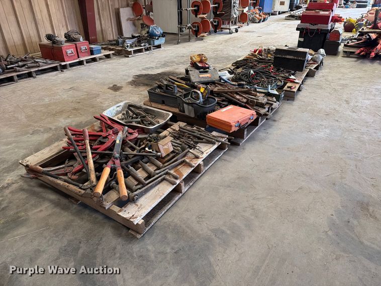 (4) pallets of tools