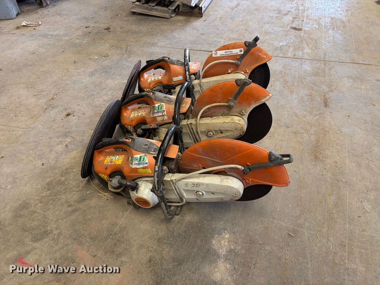 image for item EP7752 (3) Stihl TS420 concrete saws