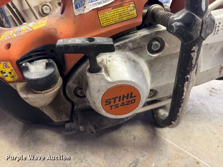 image for item EP7752 (3) Stihl TS420 concrete saws