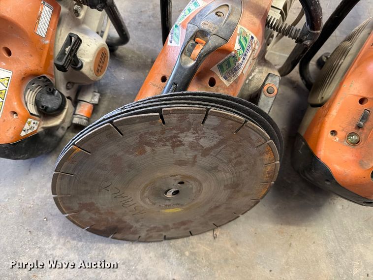 image for item EP7752 (3) Stihl TS420 concrete saws