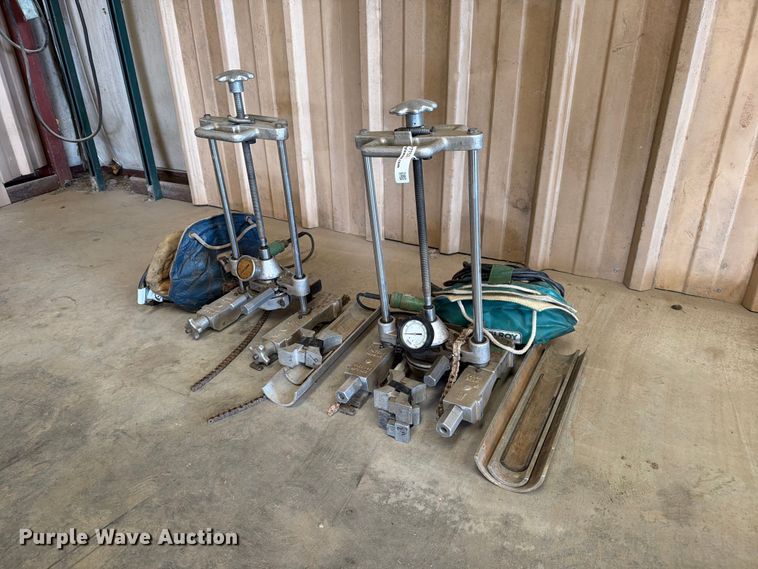 (2) McElroy poly fusion sidewinder machines