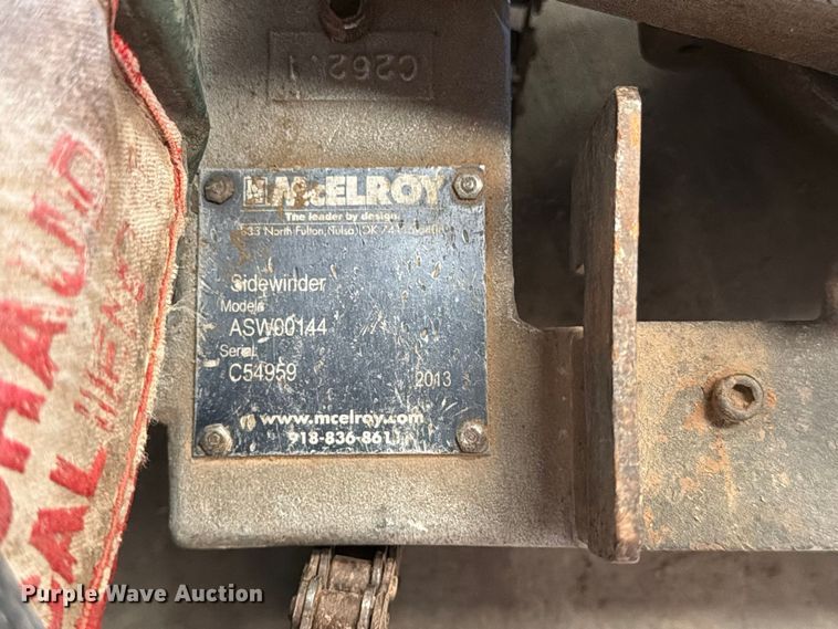 image for item EP7754 (2) McElroy poly fusion sidewinder machines