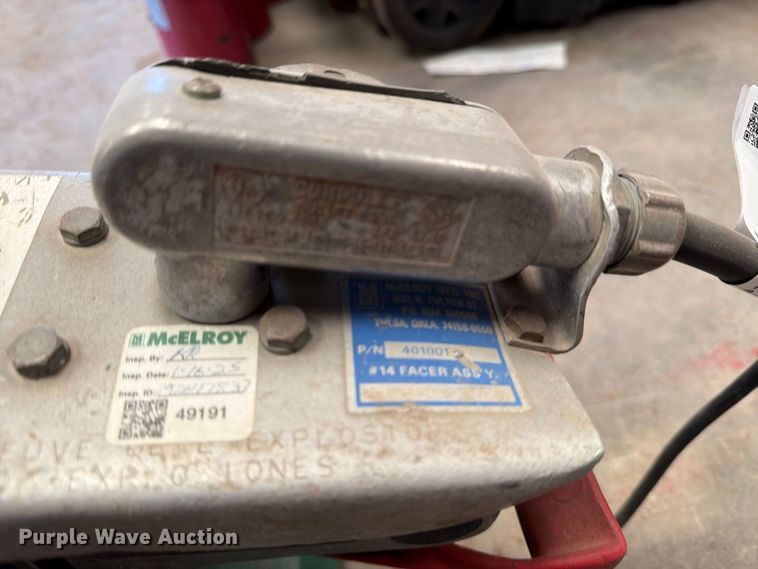 image for item EP7757 McElroy poly pipe butt fusion machine