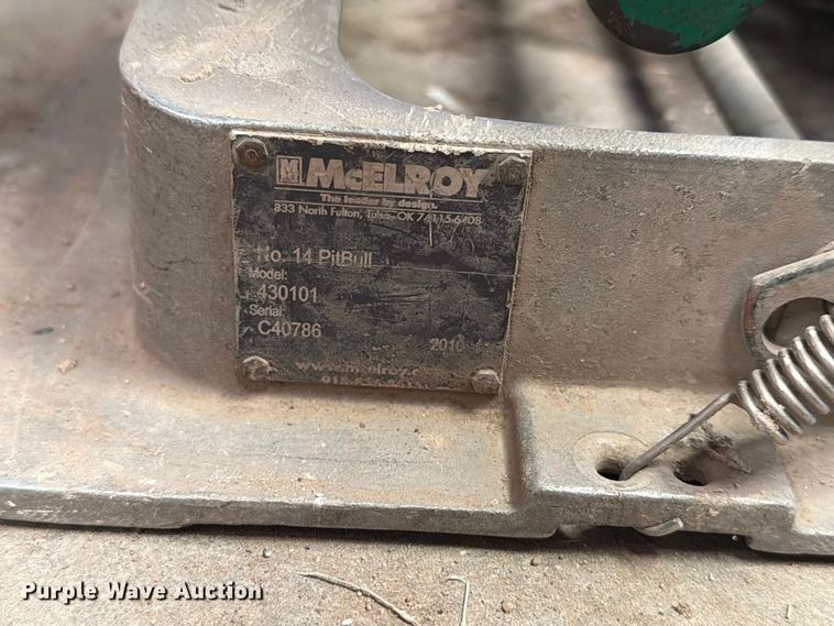image for item EP7757 McElroy poly pipe butt fusion machine