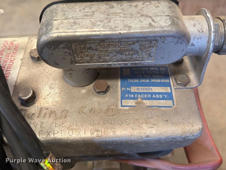 image for item EP7758 McElroy poly pipe butt fusion machine