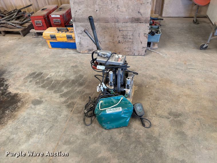 image for item EP7759 McElroy poly pipe butt fusion machine