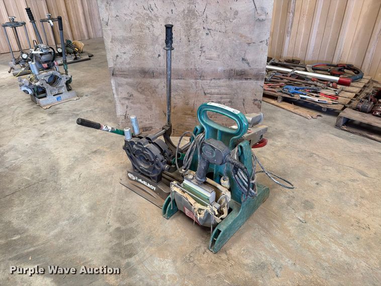 McElroy poly pipe butt fusion machine