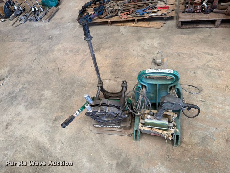 image for item EP7761 McElroy poly pipe butt fusion machine