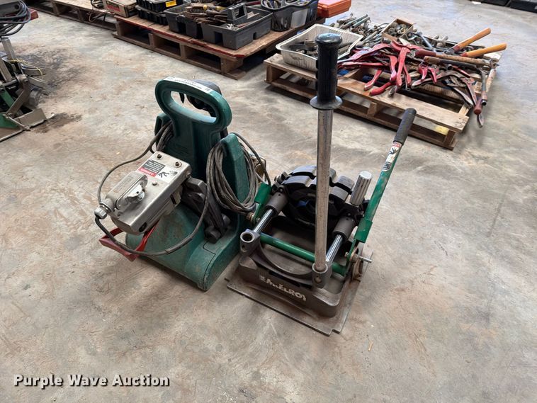 image for item EP7761 McElroy poly pipe butt fusion machine