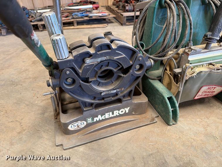 image for item EP7761 McElroy poly pipe butt fusion machine