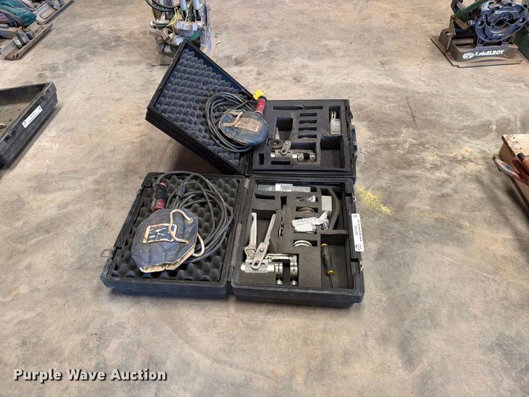 image for item EP7765 2 McElroy Mini-MC poly pipe butt fusion machines