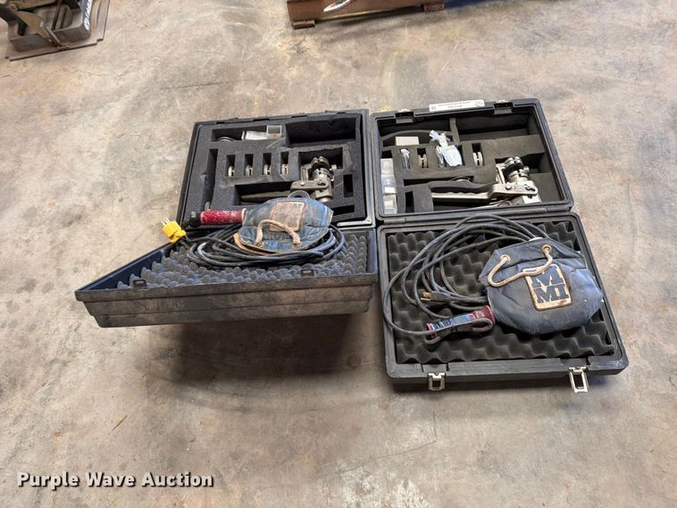 image for item EP7765 2 McElroy Mini-MC poly pipe butt fusion machines