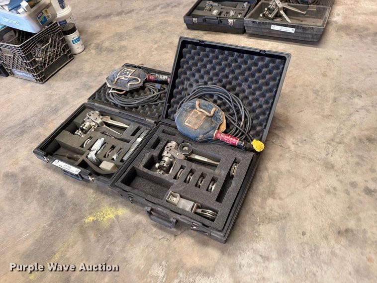 image for item EP7765 2 McElroy Mini-MC poly pipe butt fusion machines