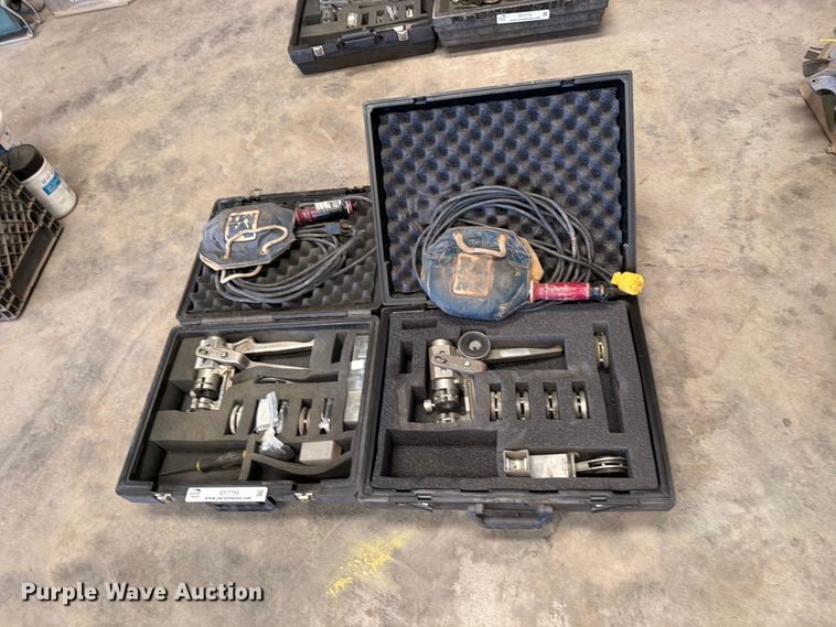 image for item EP7765 2 McElroy Mini-MC poly pipe butt fusion machines