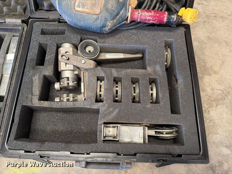image for item EP7765 2 McElroy Mini-MC poly pipe butt fusion machines