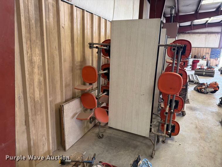 image for item EP7767 (3) folding cafeteria tables