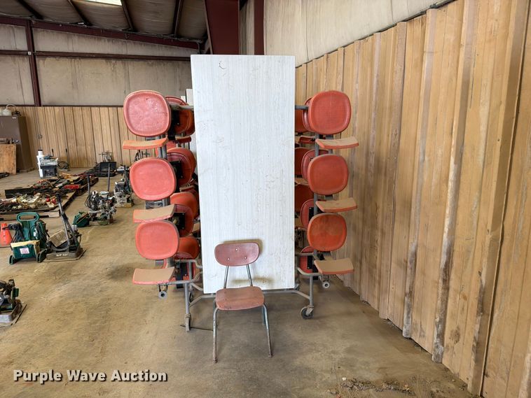 image for item EP7767 (3) folding cafeteria tables