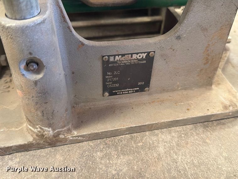 image for item EP7768 McElroy poly pipe butt fusion machine