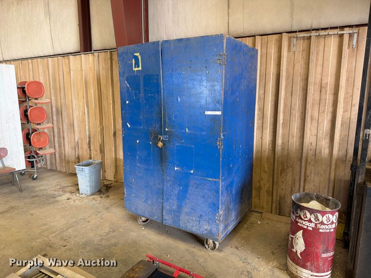 Shop tool storage cabinet