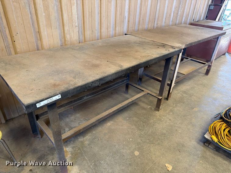 image for item EP7804 (3) metal work desks 