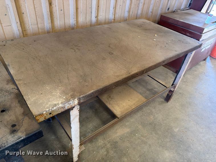 image for item EP7804 (3) metal work desks 
