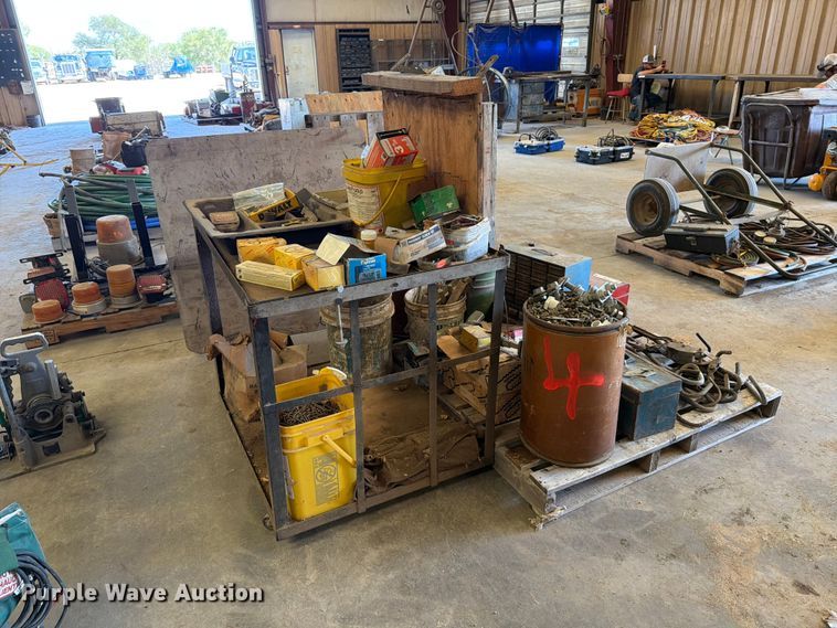 Rolling hardware cart