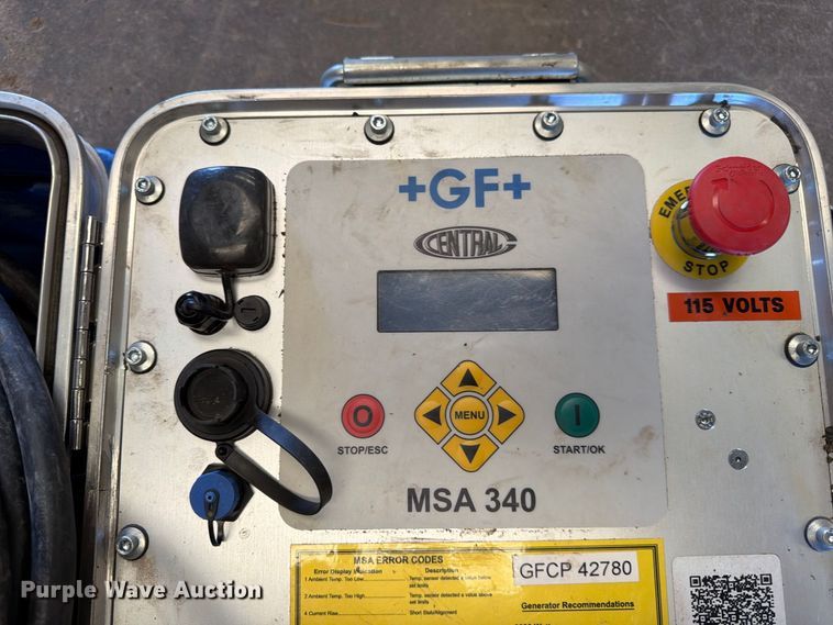 image for item EP7811 2023 Central MSA 340 electrofusion processor