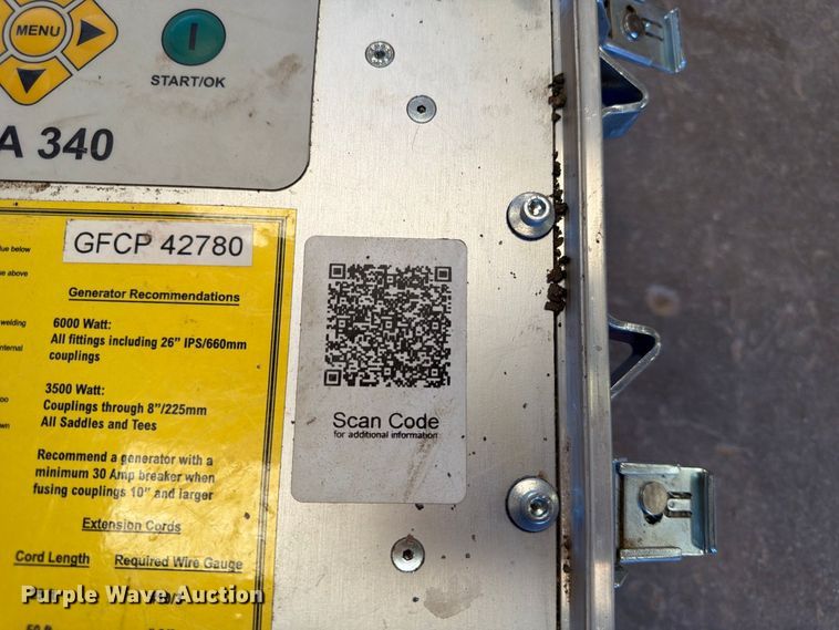 image for item EP7811 2023 Central MSA 340 electrofusion processor