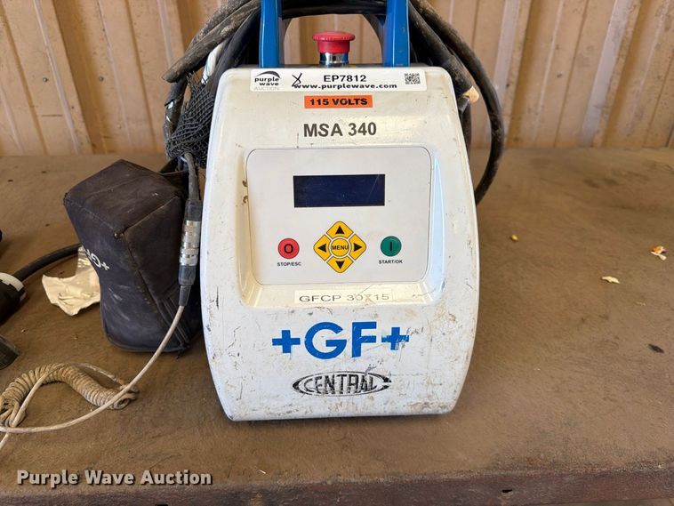 image for item EP7812 2013 Central MSA340 electrofusion processor