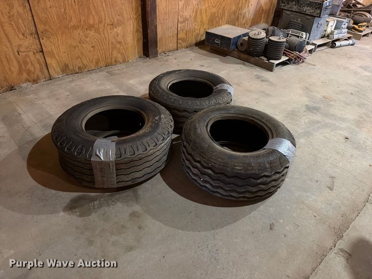 (3) backhoe tires