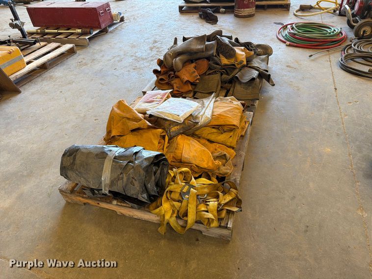 image for item EP7820 (2) pallets of boots and protective clothing