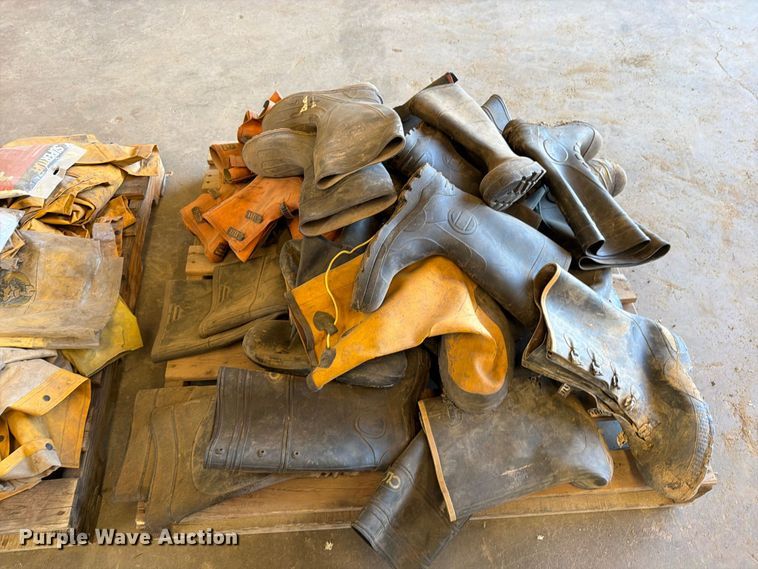 image for item EP7820 (2) pallets of boots and protective clothing