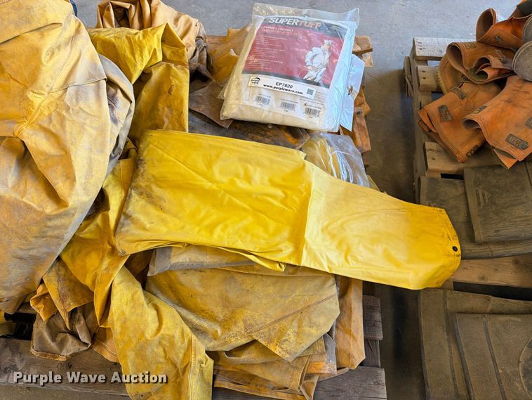 image for item EP7820 (2) pallets of boots and protective clothing