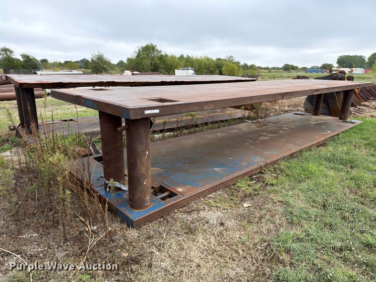 (2) steel trench shields