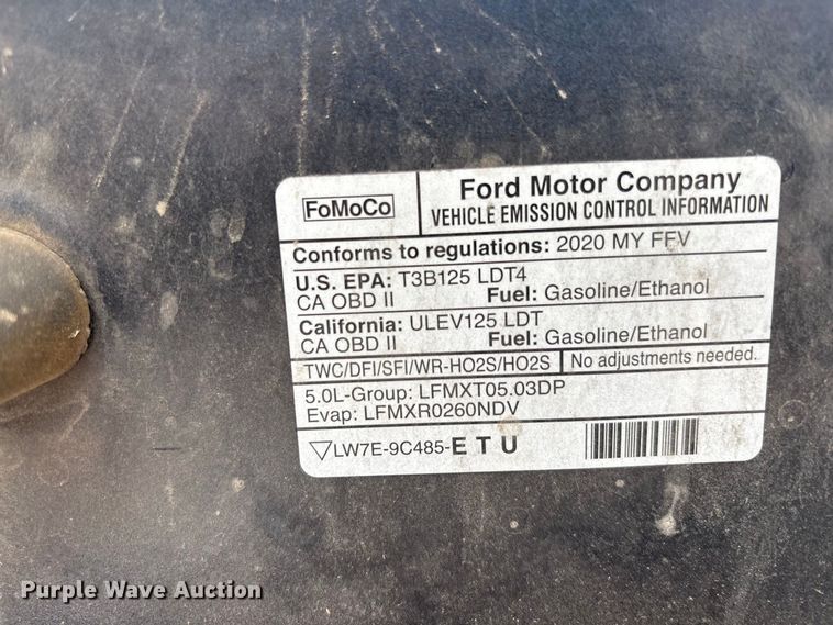 image for item FK3727 2020 Ford F150 Crew Cab pickup truck